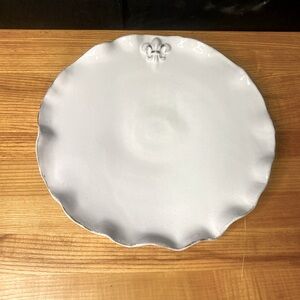 Abigails Fleur de Lis Charger